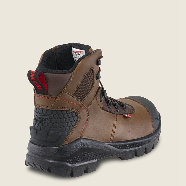 Safety Støvler Herre - Red Wing Crv™ - 6-Inch Toe - Brune/Sort - MLGREF-501